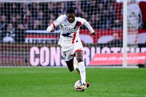 bwin必赢-登贝莱在欧冠连续4场比赛有进球或助攻，职业生涯首次